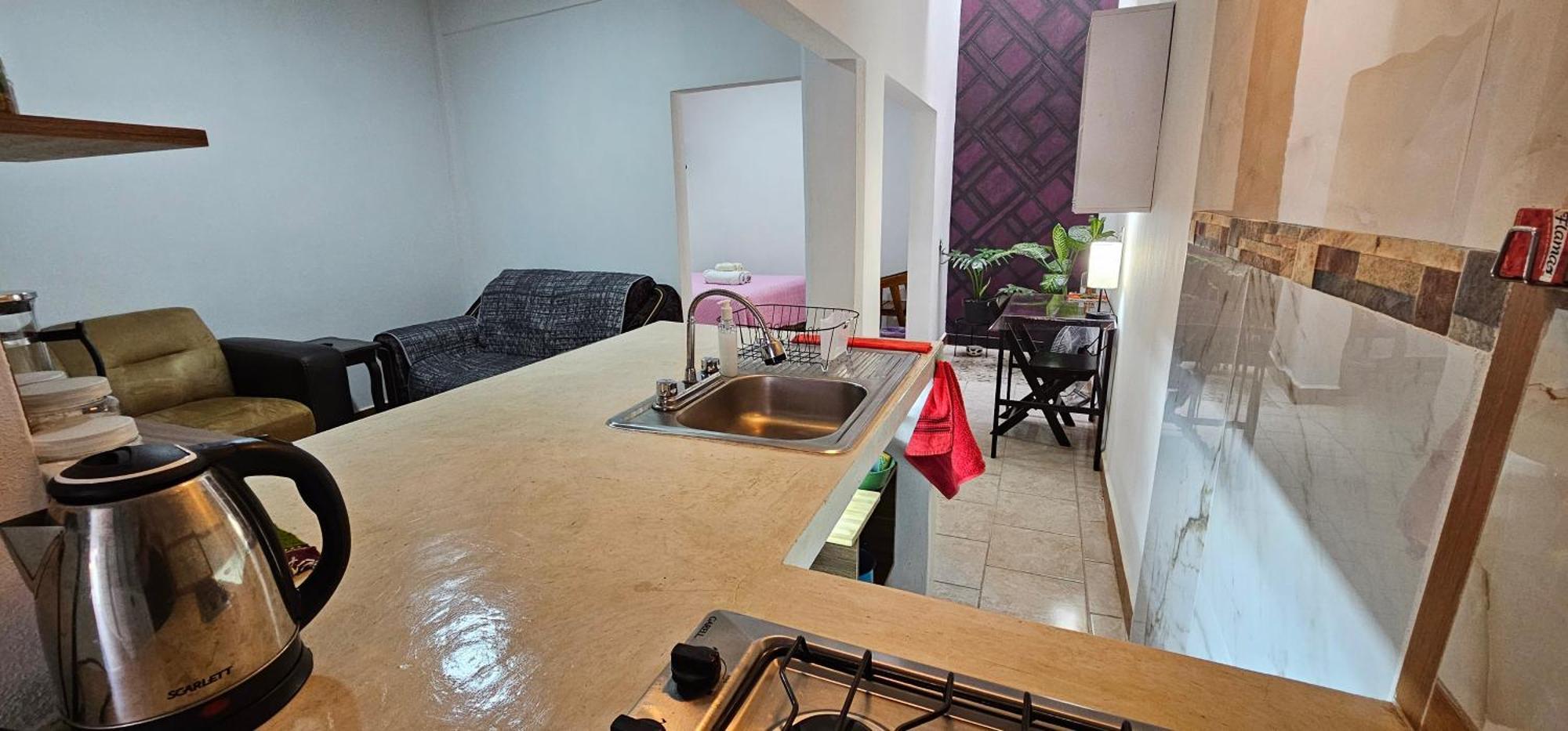 Depa Purpura Caracol Apartment San Antonio de la Cal Bagian luar foto