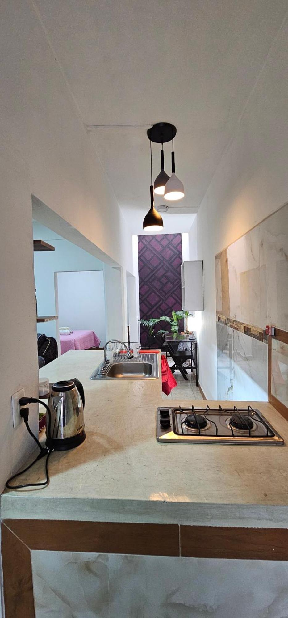 Depa Purpura Caracol Apartment San Antonio de la Cal Bagian luar foto